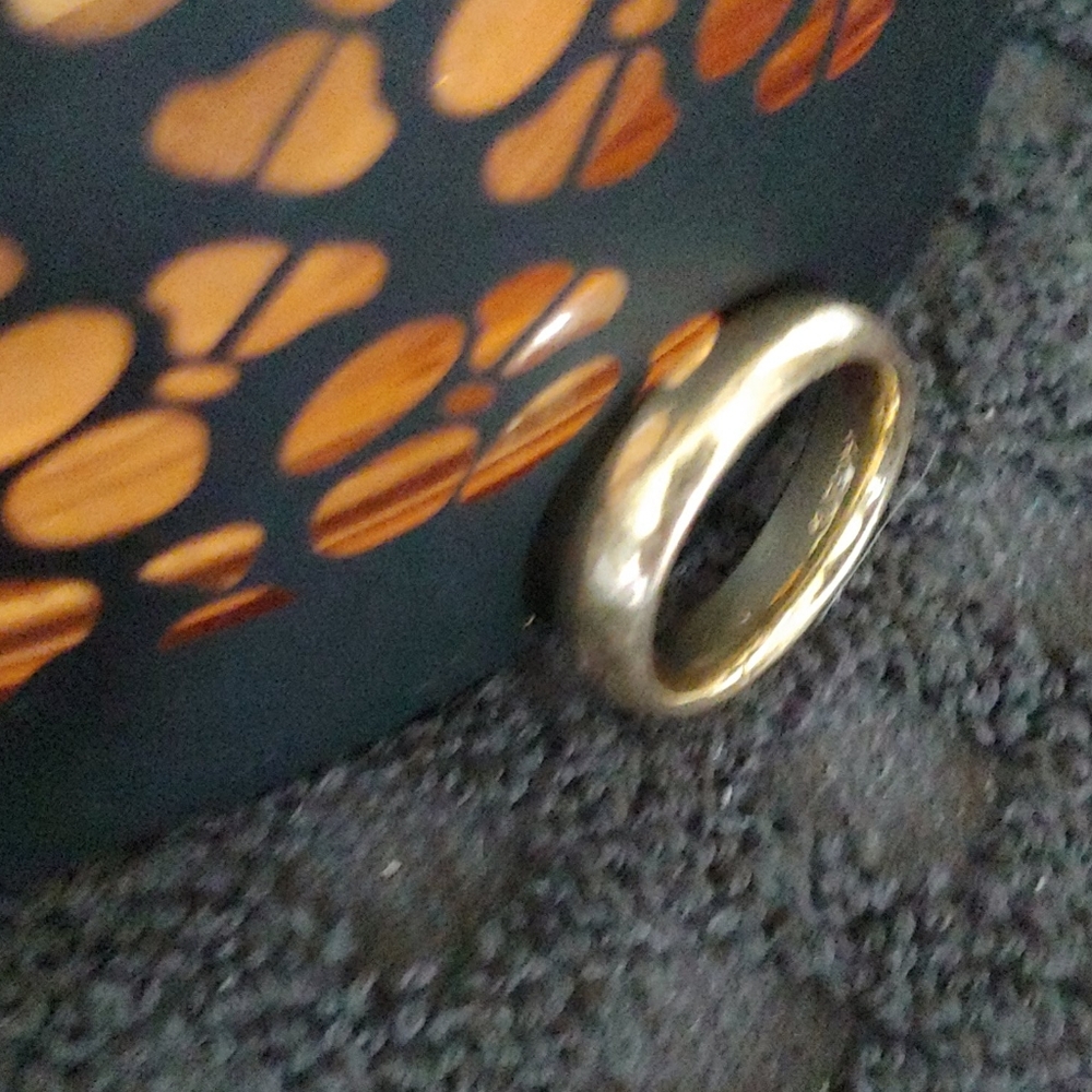Vintage 14K yellow gold wedding band - Picture 8 of 12